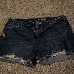 American Eagle Outfitters Dark Blue Jean Shorts